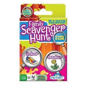 FAMILY Outset Media Scavanger Hunt Card Game for 2 Or More Players Ages 6+