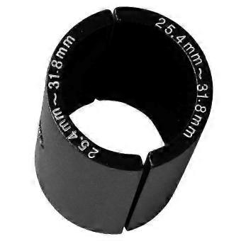 Reducer Sleeve compatible with Bike Handlebars Transitioning from 25.4mm to 31.8mm Bar Bore