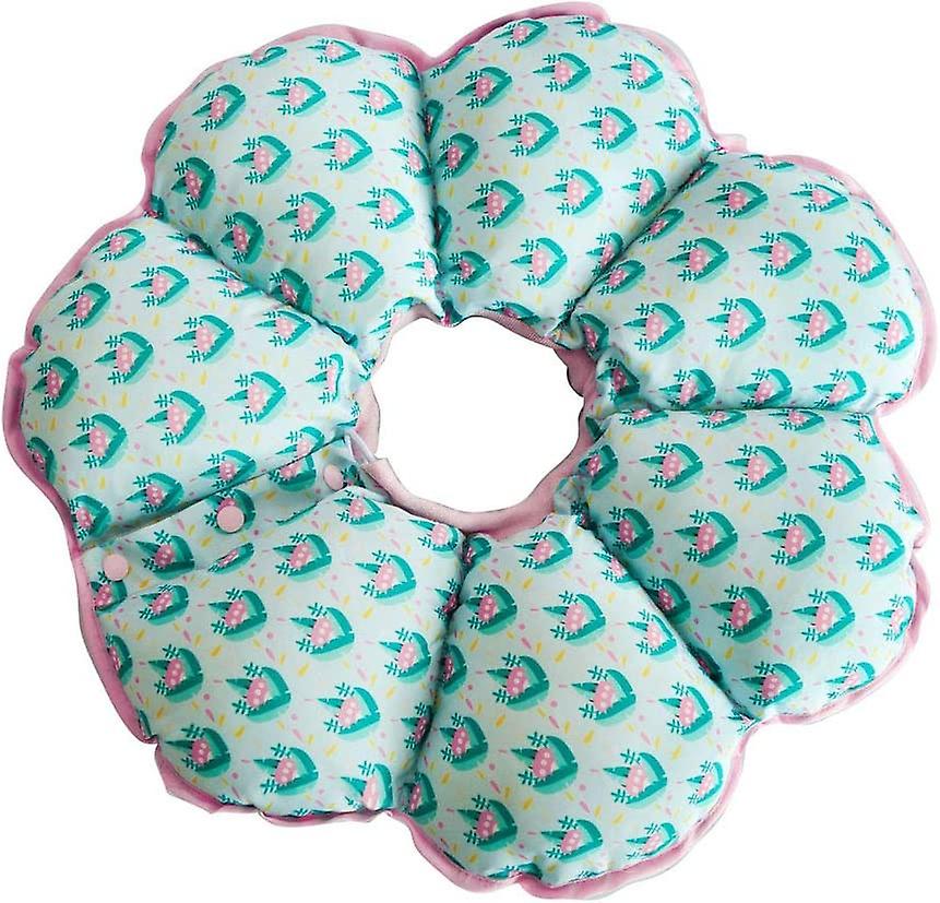 調節可能なペット犬の回復首輪 |手術後の子犬猫Eカラー|恥ずかしさのソフトコーン |咬傷防止舐め傷保護ネックカラー(スモールドゥ用)