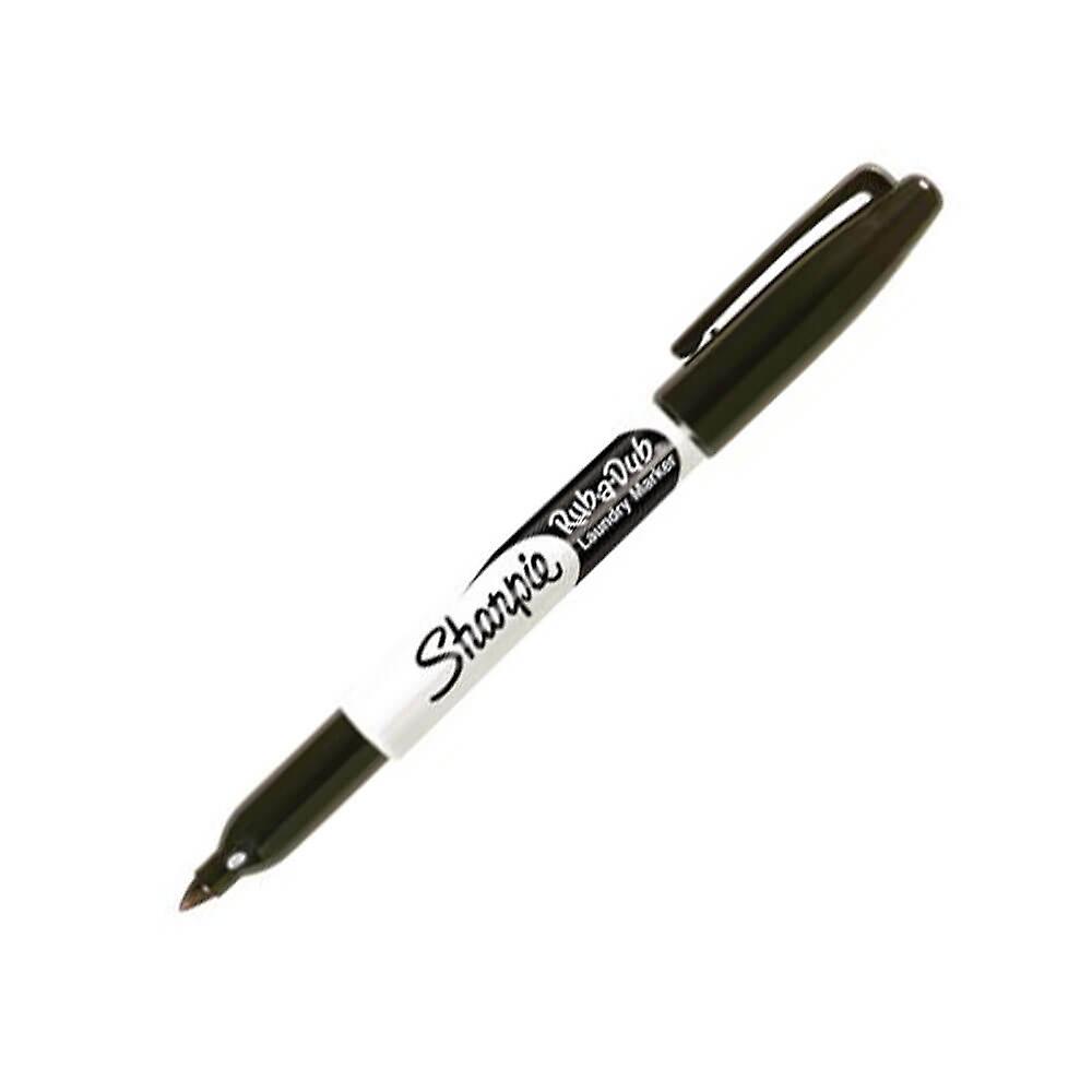 Classic Design Sharpie Rub A Dub Bullet Tip Laundry Permanent Marker 1.0mm Black