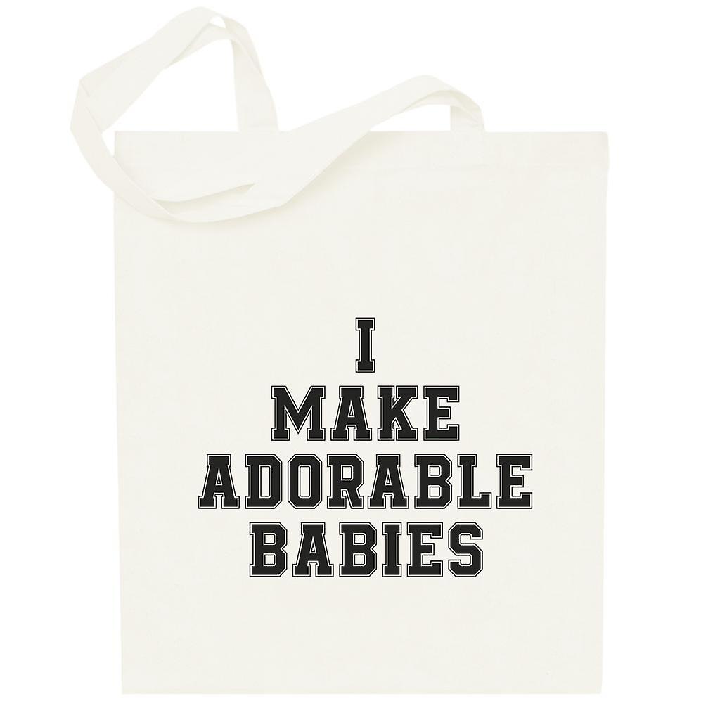 I Make Adorable Babies Totebag