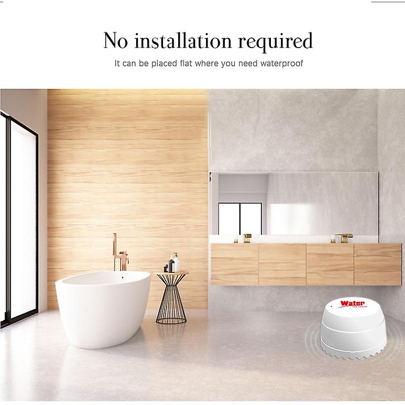 Wifi Water Detector Leakage Sensor Alarm Leak Detector Sound Tuya smart Smart Life