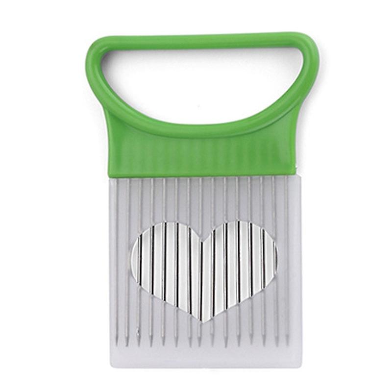 1 Pcs Stainless Steel Onion Fork Vegetable Slicer Onion Holder Hand Held Easy Slicer