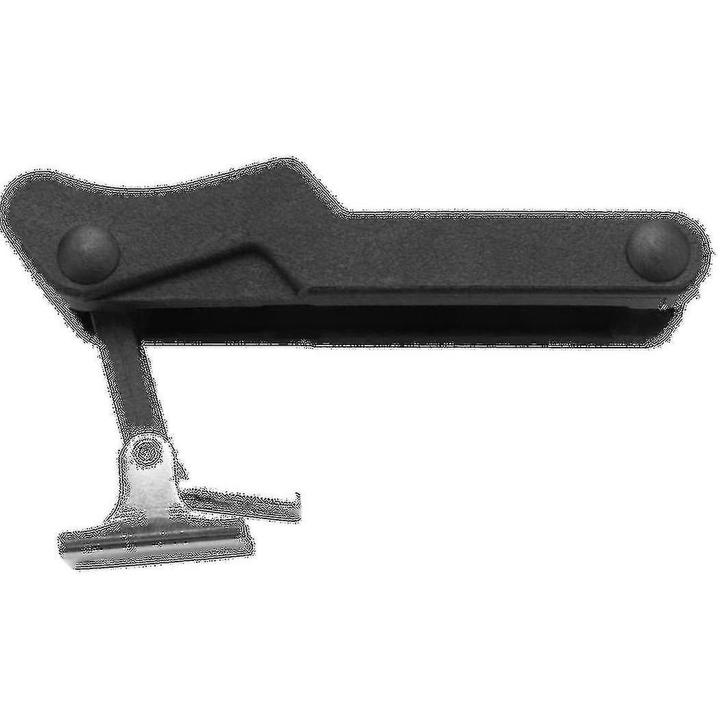 Loquet de porte flexible de 9,7 cm, remplacement en caoutchouc souple noir, centré C7-10