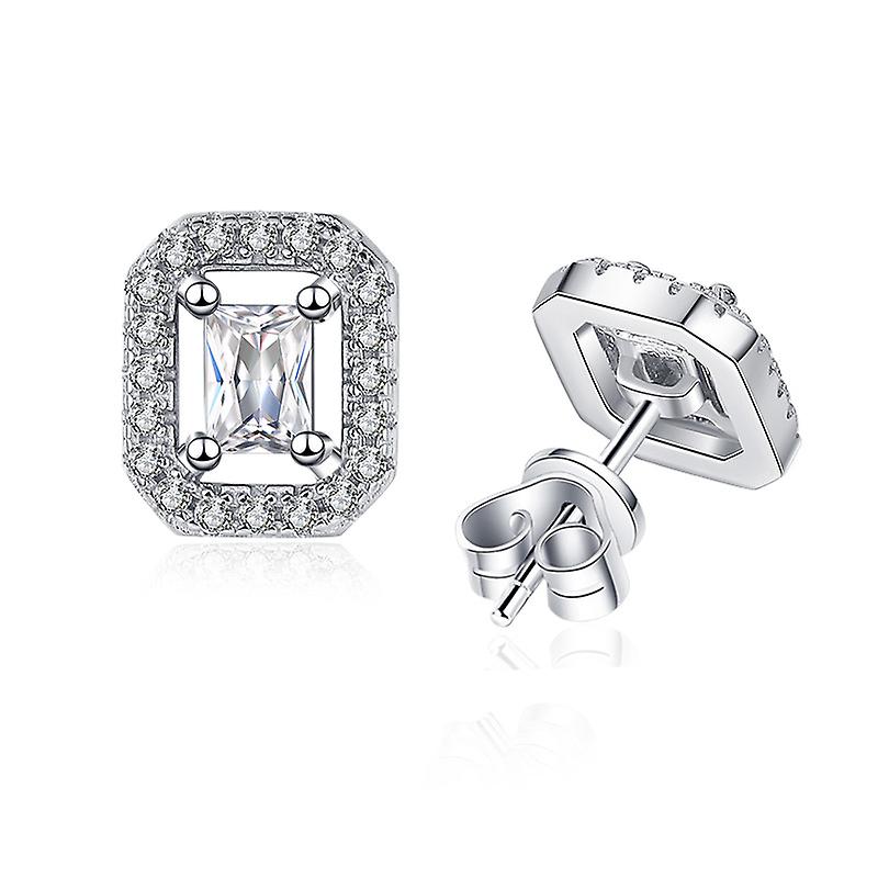 S925 Sterling Silver Moissanite Earrings
