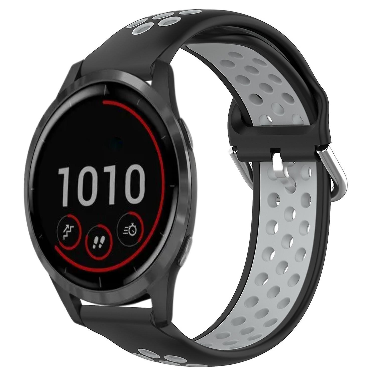 Garmin Vivoactive4를 위한 22mm 실리콘 시계 밴드
