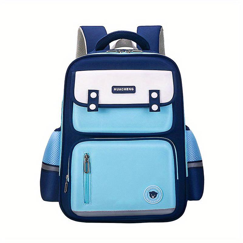 New British Style Casual Large Capacity Children S Backpack Schoolbag Travel Backpack Multiple Pocket Backpack