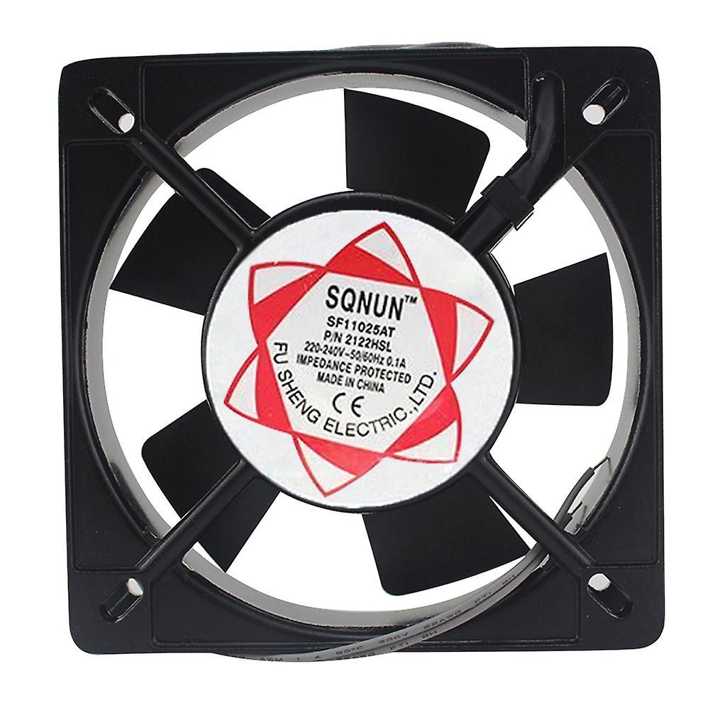 ZHOUBA 220V 11cm Smoke Exhaust Ventilation Extractor Welding Air Blower Cooling Fan Black