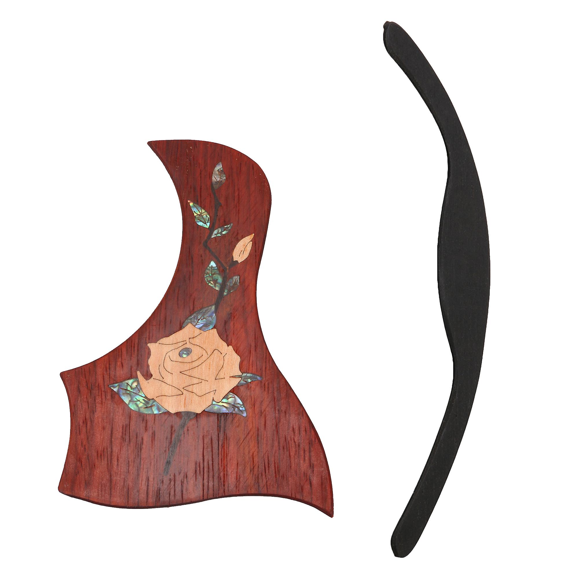 Folk Pop Guitar Pick Guard for 40 to 41 inches with Ebony Armrest Kit