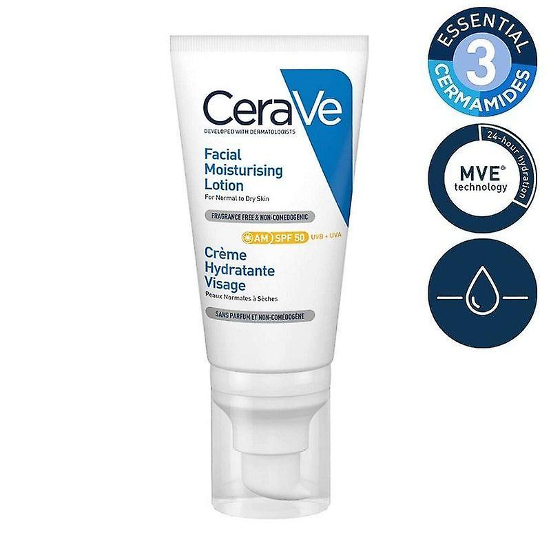 CeraVe 面部保湿乳液 SPF50 52ml