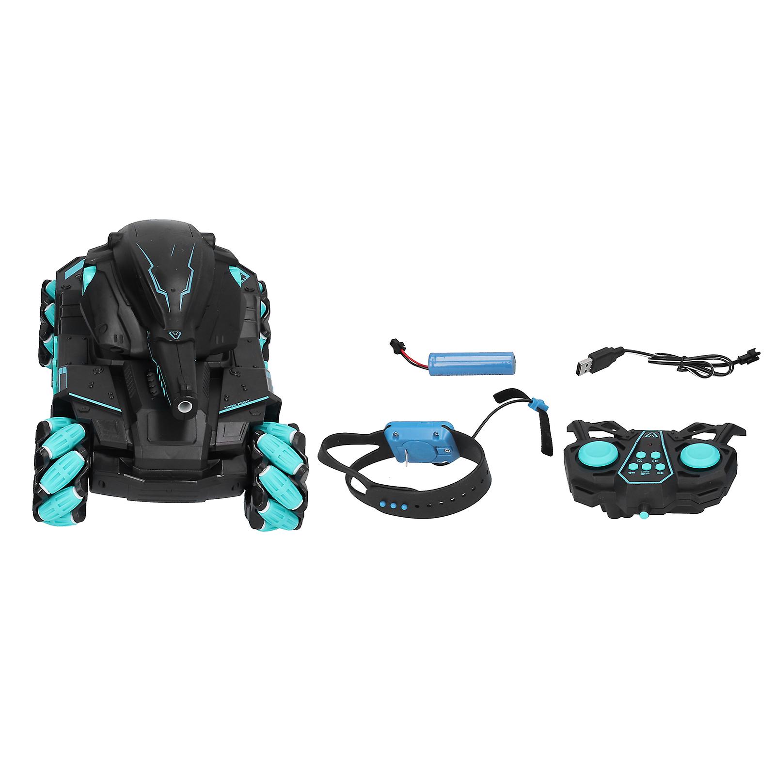 RC Carwith Dual Controller RC Water Bomb Launching Drift Car 360 Degree Rotating Car Toy with Dual Remote Control