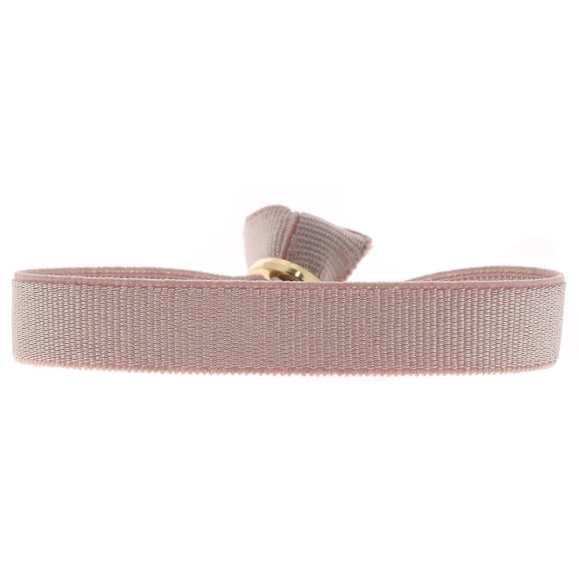 Les Interchangeable A46600 Pulsera - 9mm Beige Pink Cinta de Mujer
