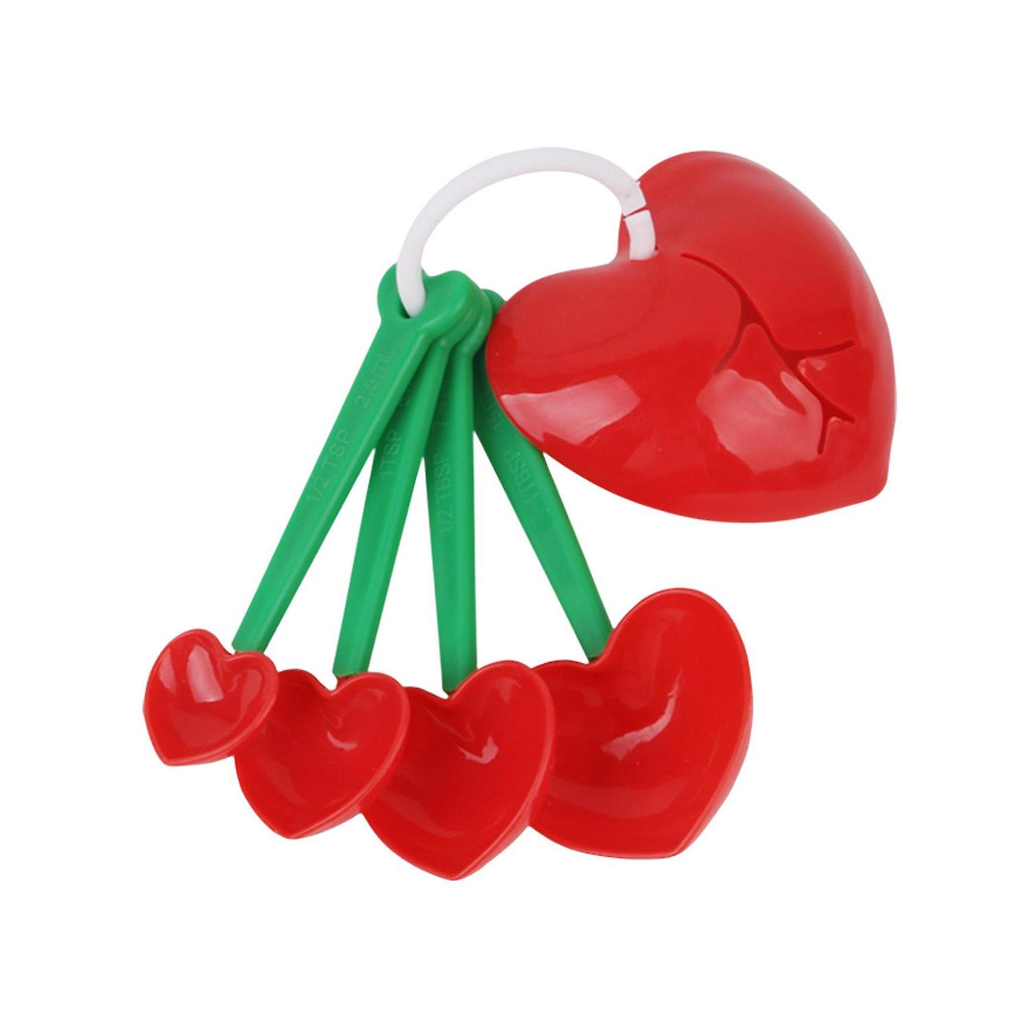 OuZhan 5Pcs/Set Measuring Spoons Multiple Capacity Wide Application Convenient Easy Storage Accurate