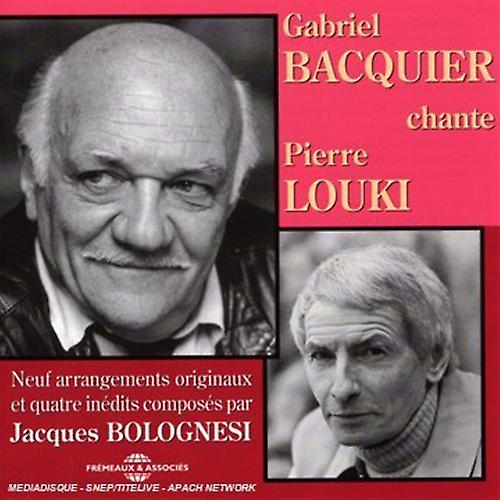 Gabriel Bacquier - Chante Pierre Louki  [COMPACT DISCS] USA import