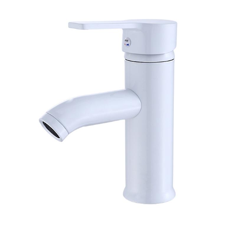 Tall/short Type Stainless Steel Bathroom Basin Faucet Single Handle Hole Lead Free Hot And Cold Mixer Taps With Hoses