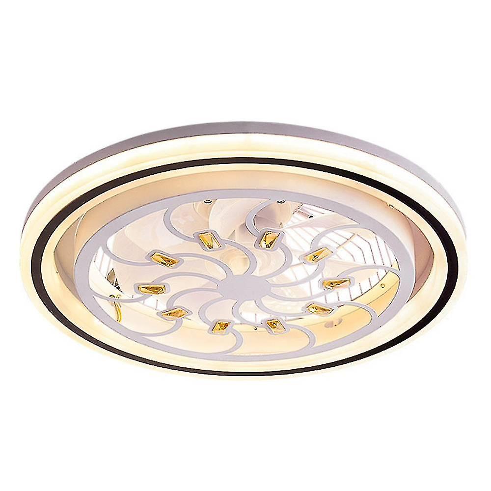 Integrated Kitchen Fan And Lamp, Invisible Nordic Ceiling Fan, Large Size Simple And Light Luxury,