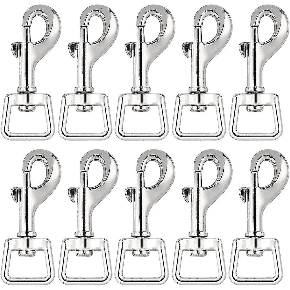 20Pc Snap Hooks for Dog Leash Collar Linking, Heavy Duty Swivel Clasp Eye Bolt Buckle Trigger Clip