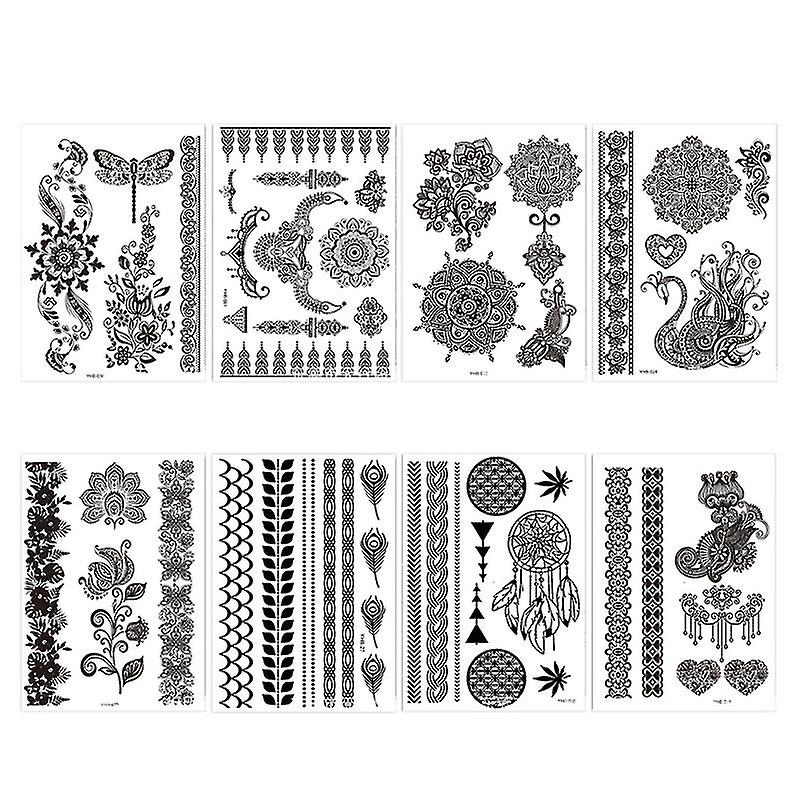 8pcs Waterproof Sticker