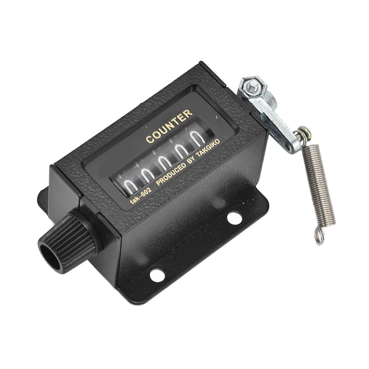 Hand Counter, 5 Digit Number Count Clicker, Handheld Mechanical Click Counter for Accumulate and Record Number of Times