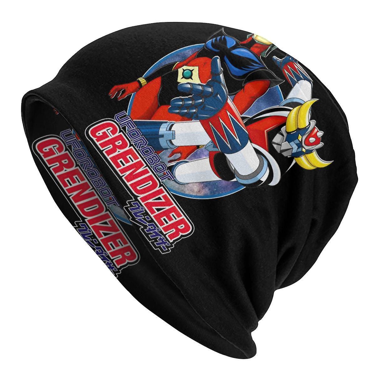 Mazinger Z Κρανία Σκούφοι Καπέλα Hip Hop Χειμώνας Ζεστές γυναίκες Άνδρες Πλεκτά καπέλα Ενηλίκων Unisex Ρομπότ UFO Anime Καπέλα καπό