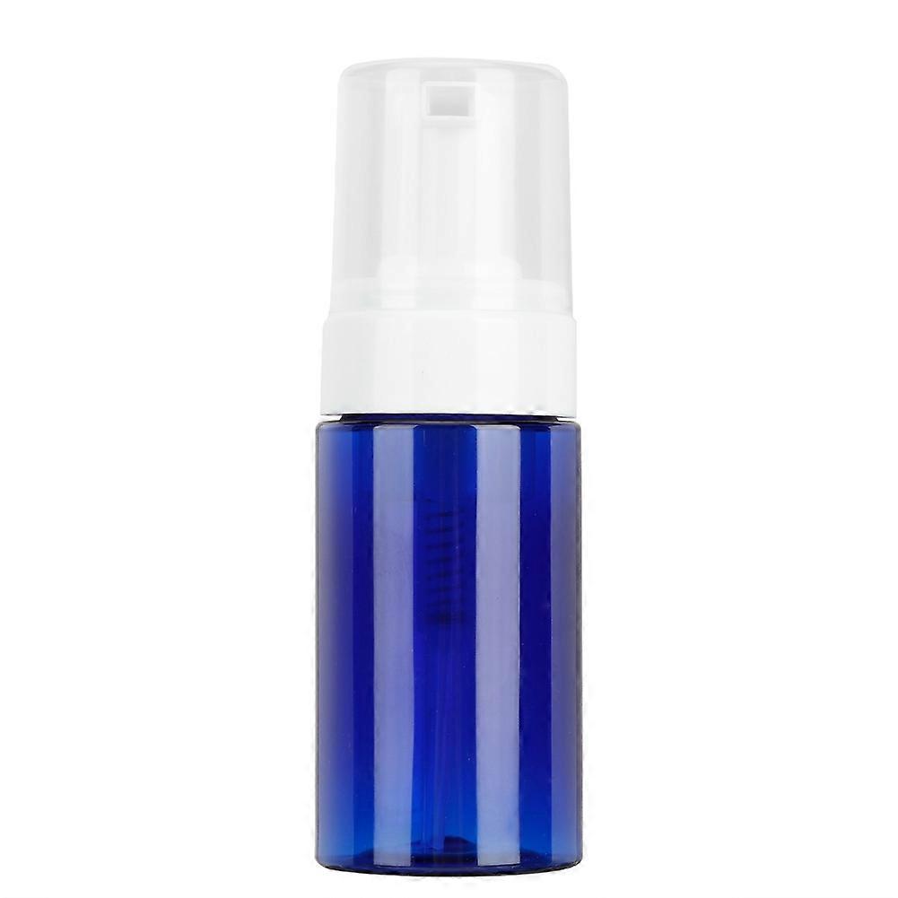 Portable Mousse Foaming Empty Bottle Refillable Travel Dispenser Container (pump Head Blue)