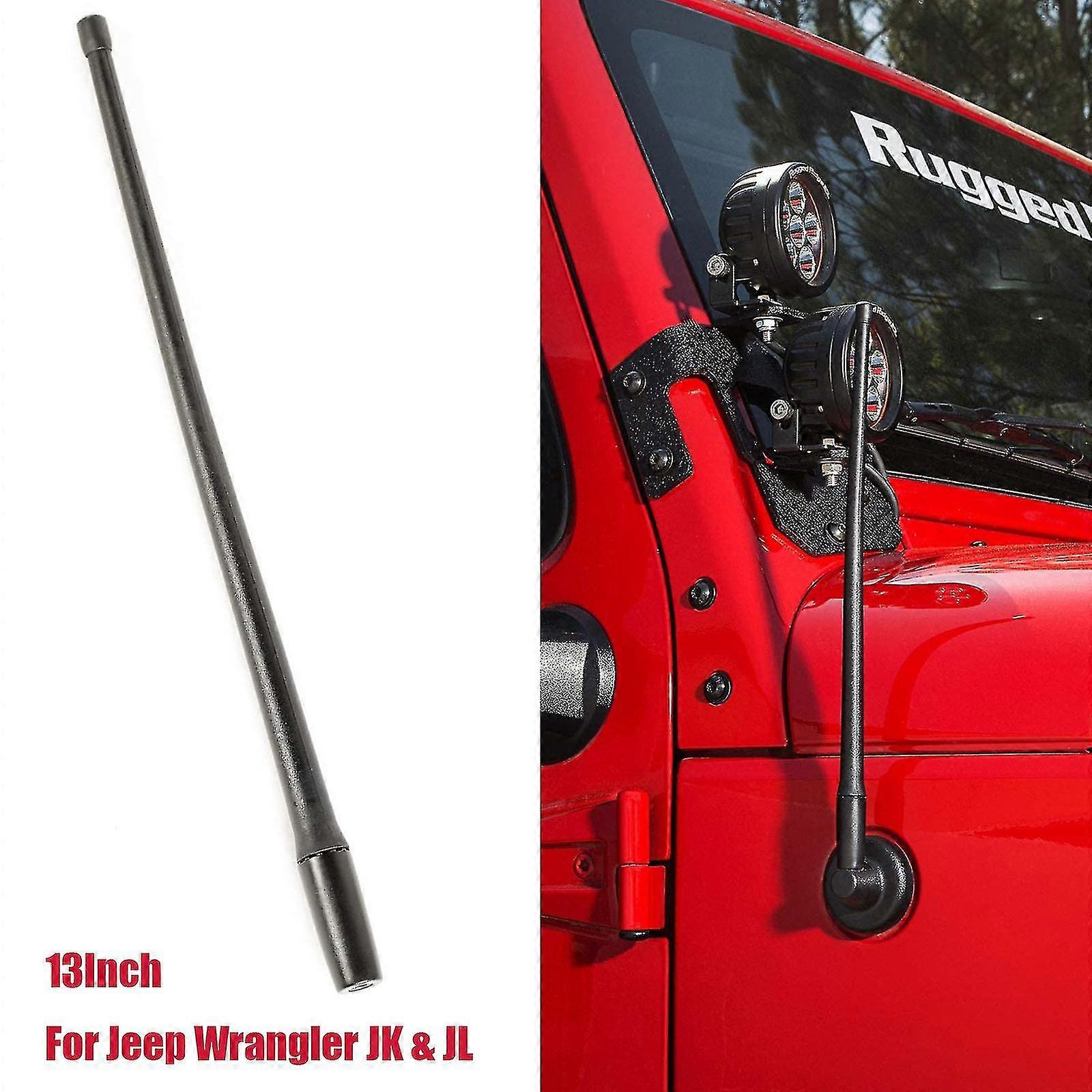 Anténa pre Jeep Wrangler Jk Jku Jku Jl Jlu Rubicon Sahara Gladiator 13 palcový adaptér na príjem stožiara Príslušenstvo do auta 2007-2021