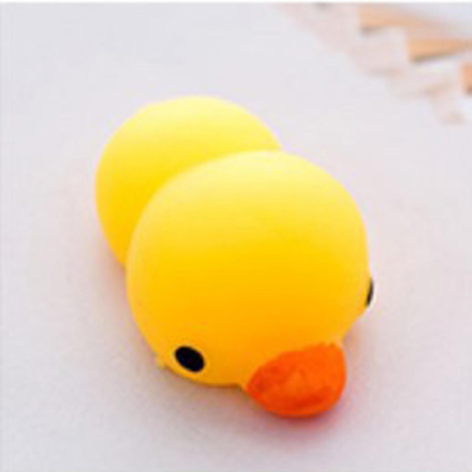 Soft PVC Squeeze Duck Stress Relief Toy - Fun and Relaxing Party Favor for Office or Home