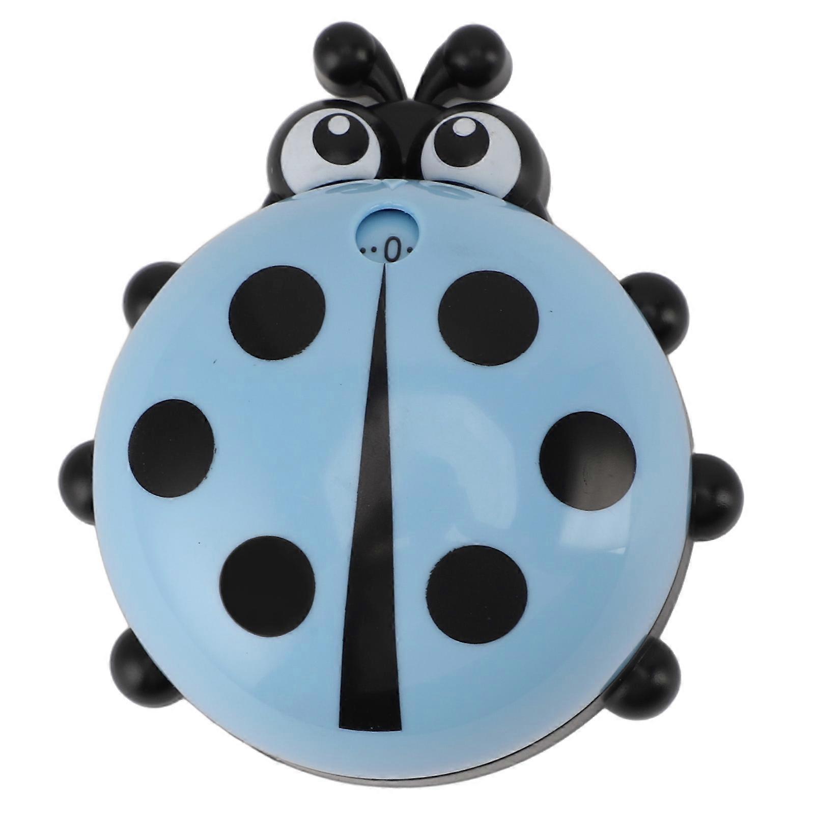 Adorable Cartoon Animal Kitchen Timer - Compact Mechanical Countdown for Cooking, Study, and Tasks (Blue)