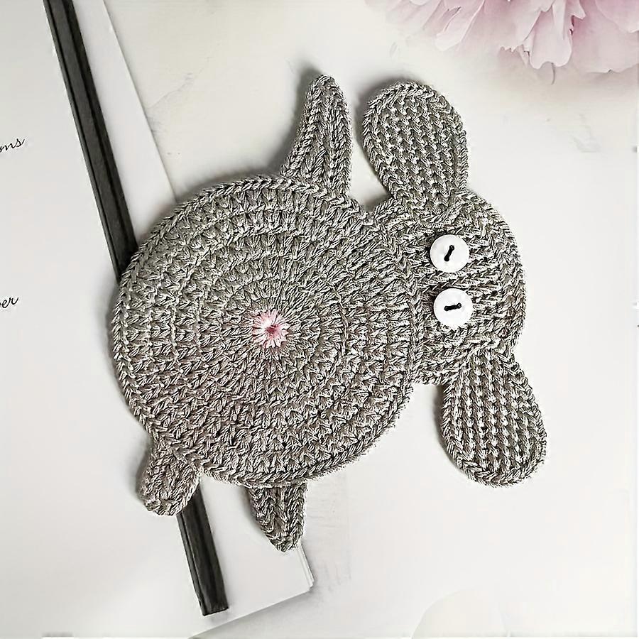 Dog Butt Coasters Set of 1, Funny Dog Cup Mat Gift for Dog Lovers, Unique Gift for Friends, Fabric Trivets & Underliners with Polyurethane Fiber Cover