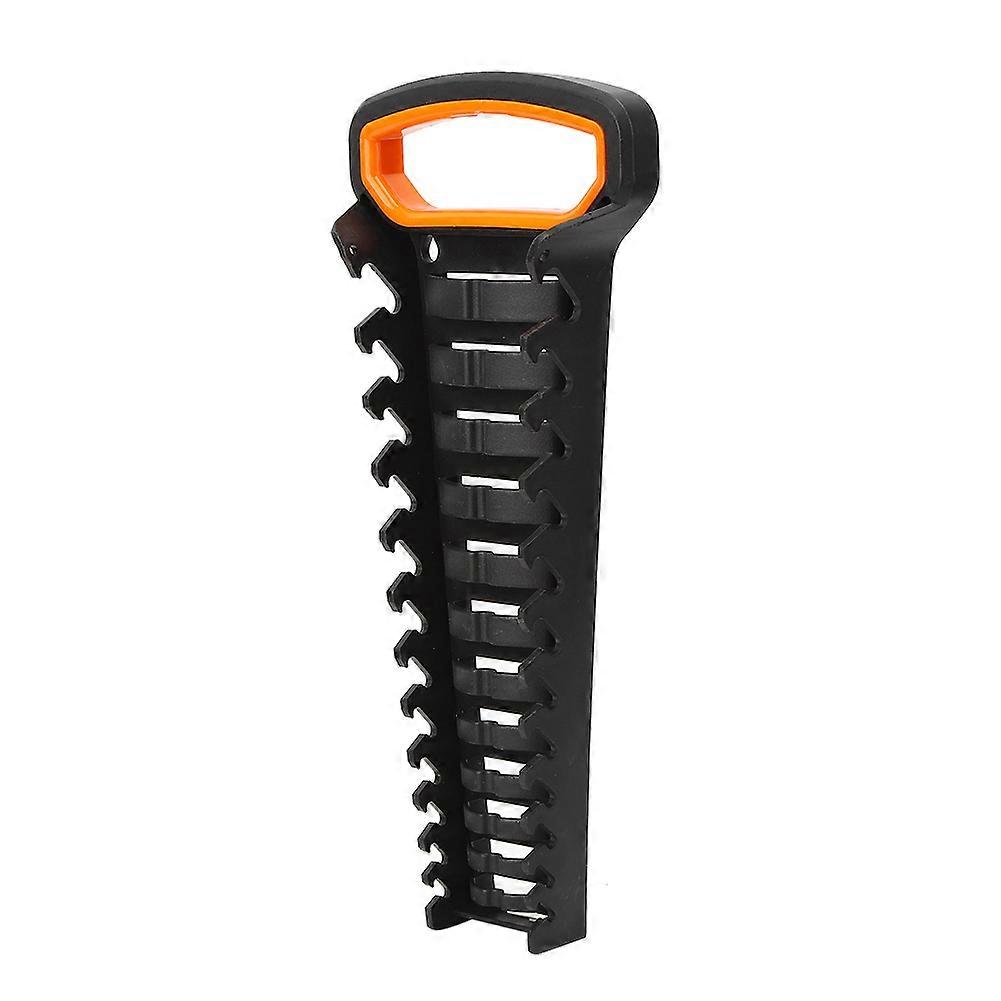 Wrench Sorter Holder Bracket Spanner Organizer Storage Tray Socket Wall Mounted Tool SelfLocking Function(12 Wrench Capacity )