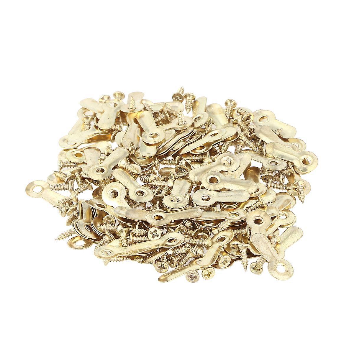 200pcs Photo Frame Sunflower Photo Frame Back Plates Tablet Frame Locks for Decoration Brad Embellishment Buttons Diy Photo Album Frame Rotating Scrap