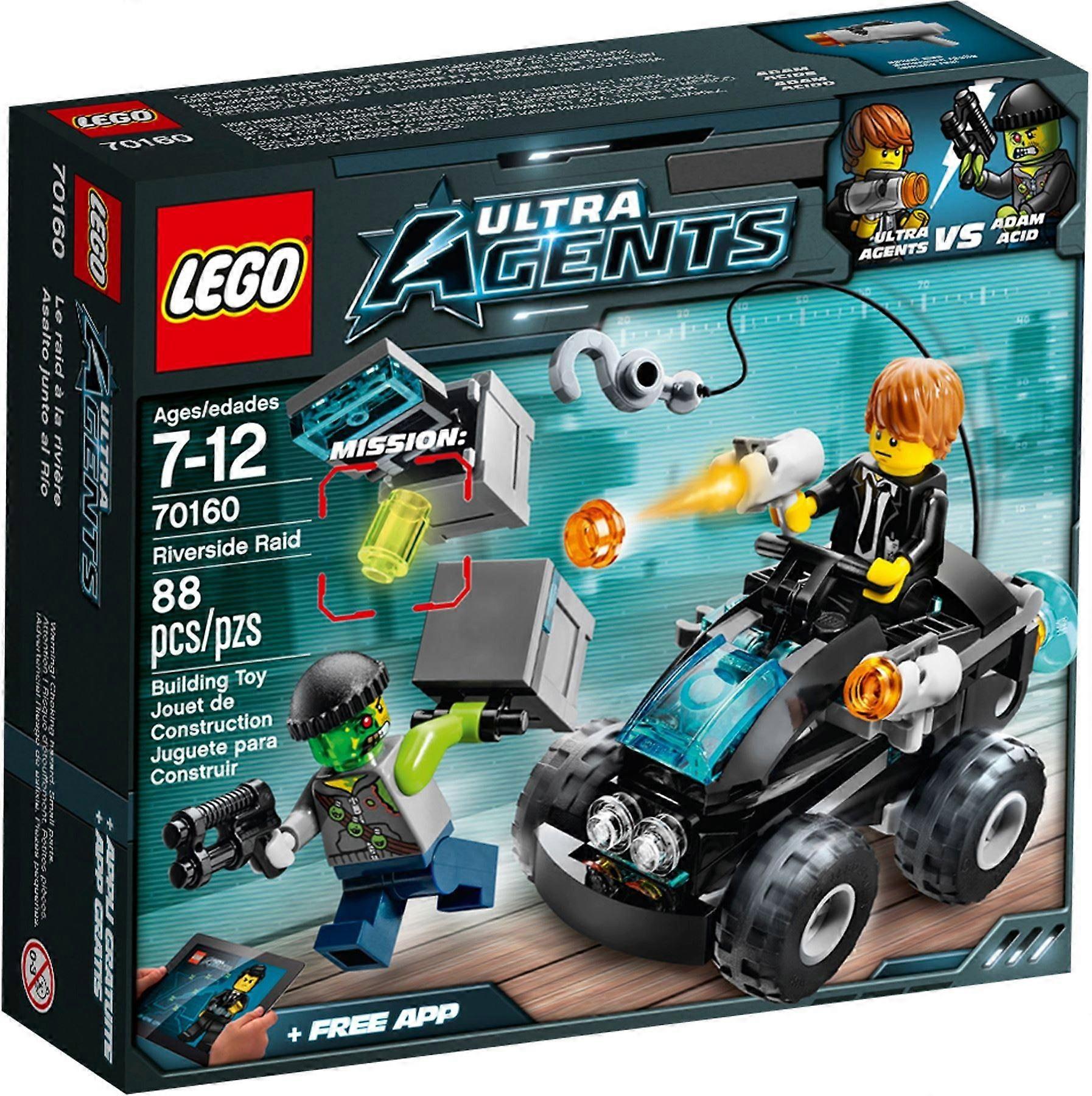 LEGO Ultra Agents Riverside Raid 70160 (κατεστραμμένο κουτί)