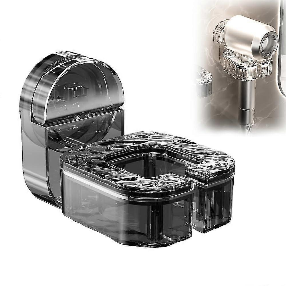 Haartrocknerhalter Saugnapf Wandmontierter Föhn Halterung Gestell Kabelaufhänger