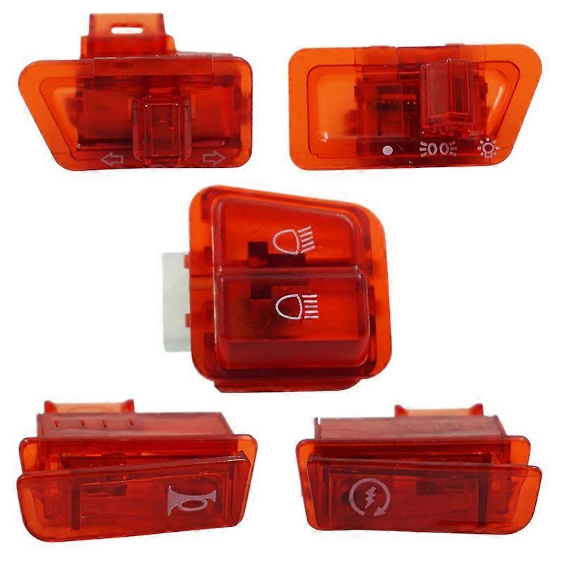 Motorcycle Turn Signal Switch Far and Near Light Horn Button for Scooter GY6 50Cc 125Cc 150Cc AF17