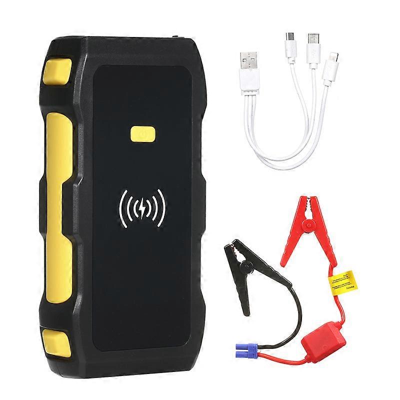 Strong Jump And Power Bank Large Capacity 1200a Peak 12v Portable Car Battery Starter With Led Light/usb