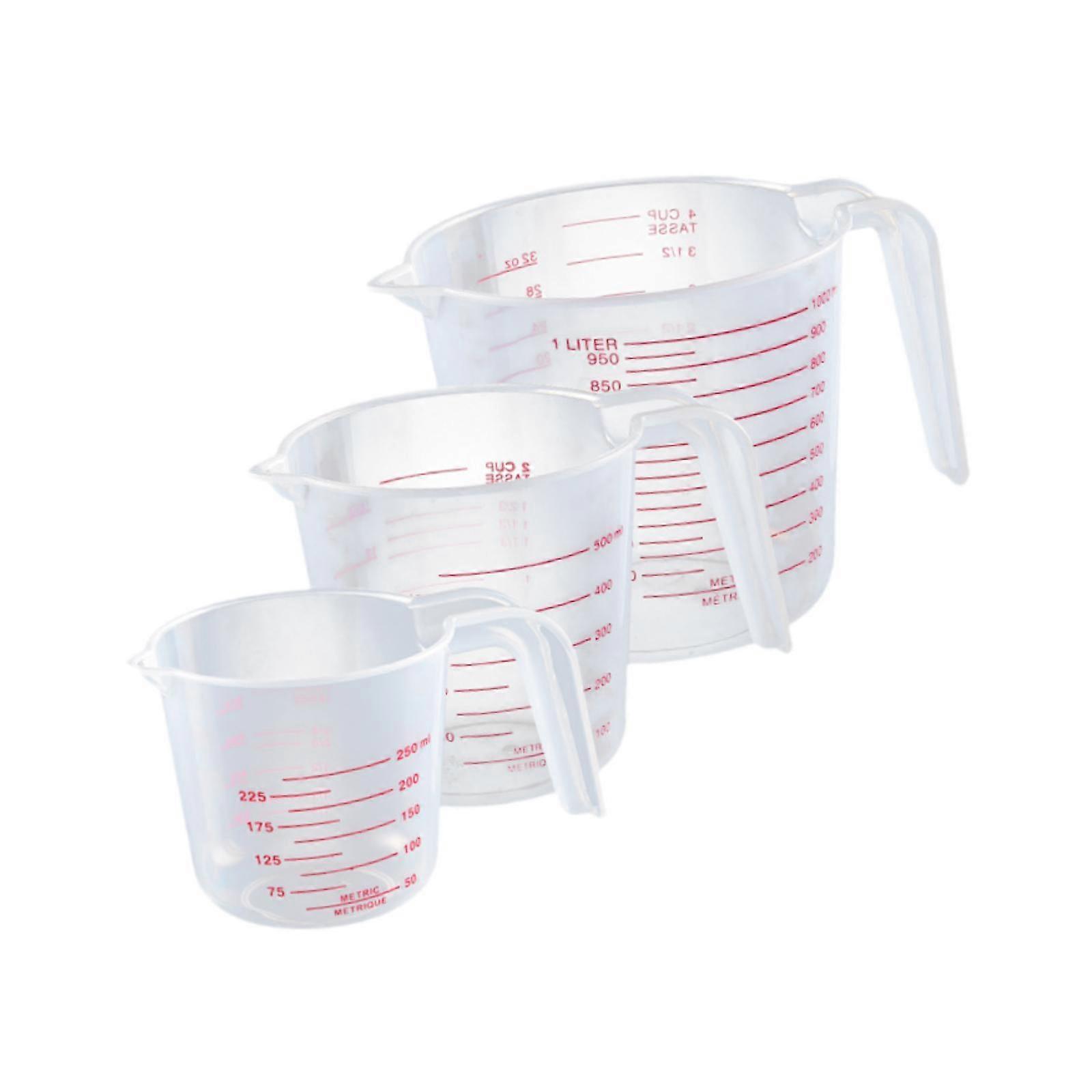 Measuring Cups with Scale Measuring Containers with Handle and Pouring Spout