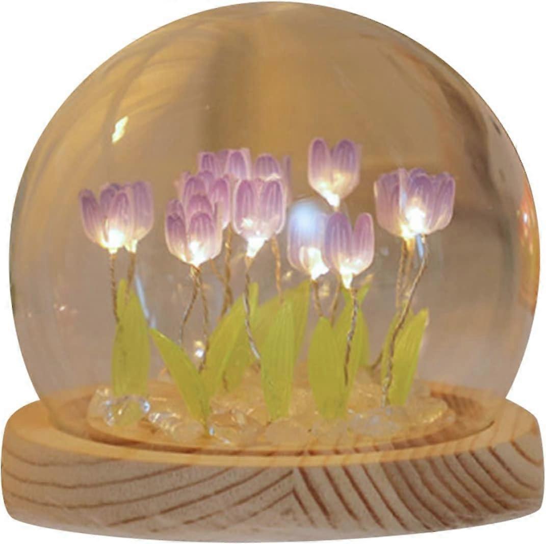 MISNODE DIY Tulip     Material Pack   Tulip Ambient     LED Bedroom Lamp Simulation Flower   for