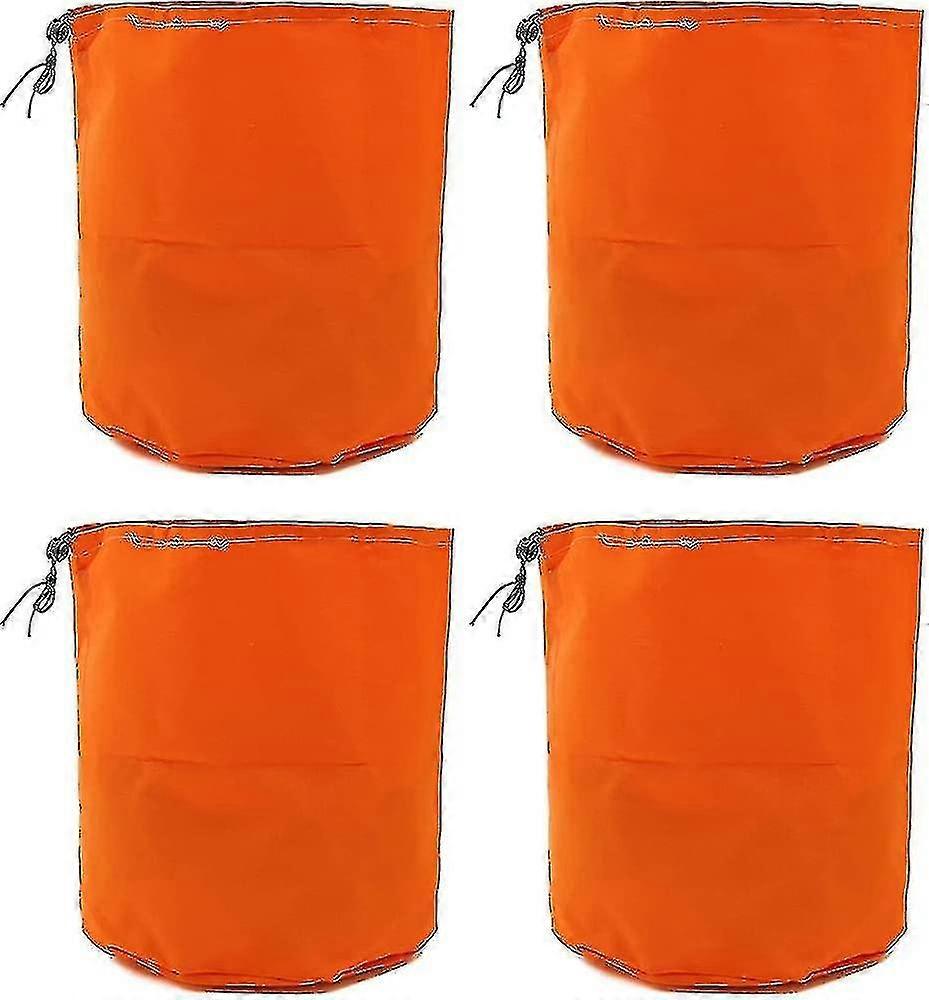 4pcs芝刈り機トリマーエンジン防塵防水カバーバッグは、Stihlエコーウィードイーターエッジャーポールソー(黄色)に適合します