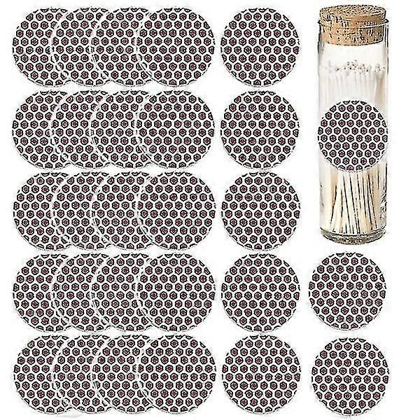 Round Matches, Phosphor Paper, Self-adhesive, Can Be Pasted