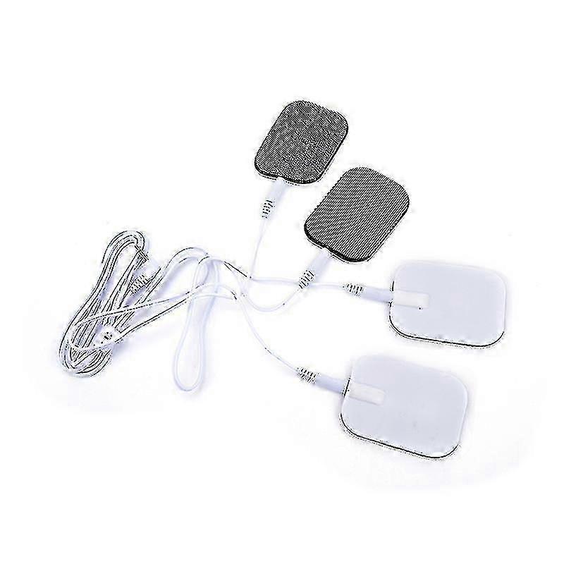 Electrode Lead Wires Cable For Massager 2.5mm Connection With 4 Patches(FMI29)