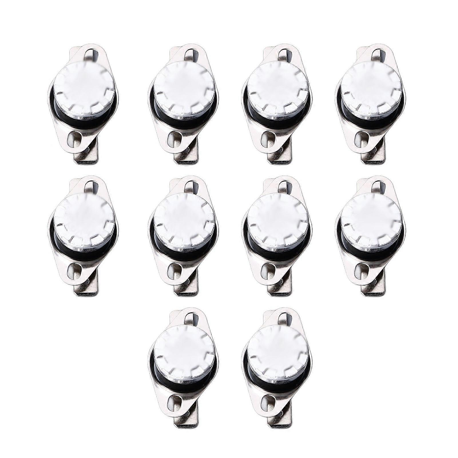10PCS Thermal Control Switch KSD301 Normally Closed 135 Degrees Celsius Thermostat Temperature Switch 250V 10A