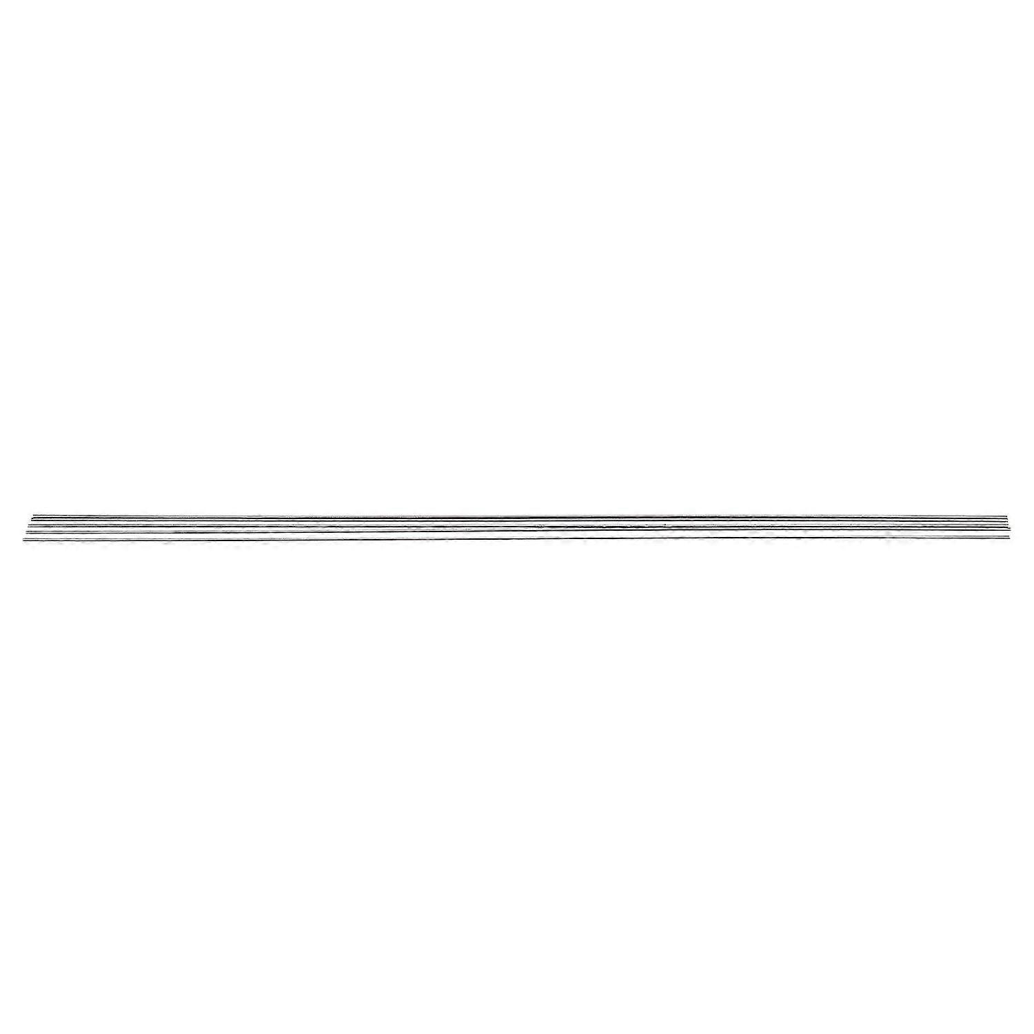 5Pcs 500mm x 2mm κυκλικός στρογγυλός φραγμός ράβδων αξόνων κινήσεων ανοξείδωτου