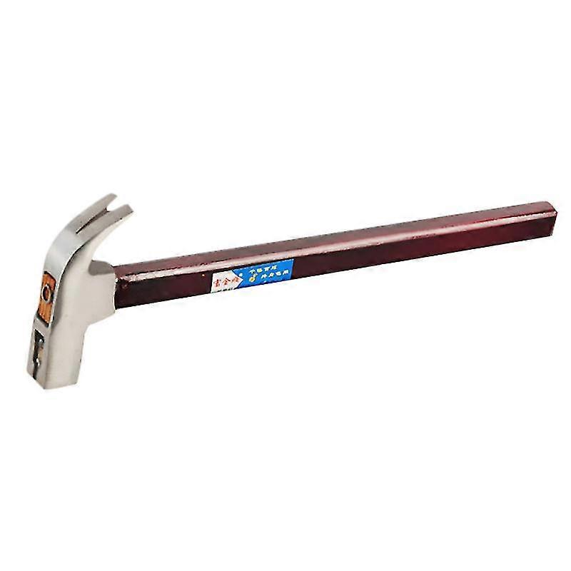 1pc compressed wood handle hammer anti-slip claw hammer nail hammer (0.35)