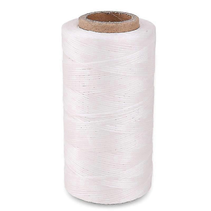 A Roll Of 300m Durable Diy Polyester Stitching Sewing Thread Tailoring Line Kite Line Fishing Line On A Paper Tube (White)