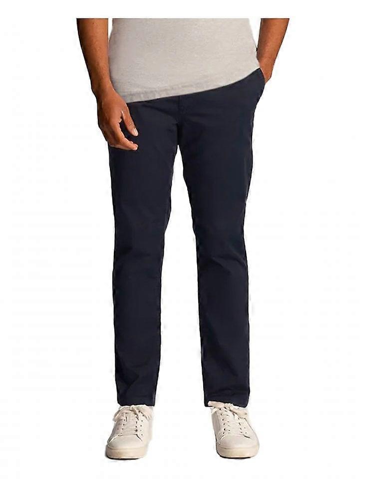 Men's Lyle & Scott Anfield Chino Pants Dark Navy