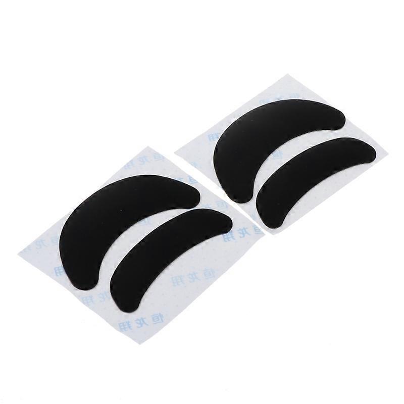 2Set Mouse Skates Glide Feet Pads Mouse Feet Sticker for Zowie AM ZA11 ZA12 FK1 FK2 FK+ Mouse Black Rounded Curved Edges