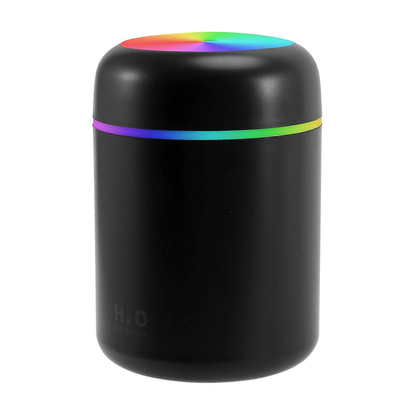 300ml Usb Air Humidifer Essential Oil Diffuser With Lamp Maker Aromatherapy Humidifiers Gray