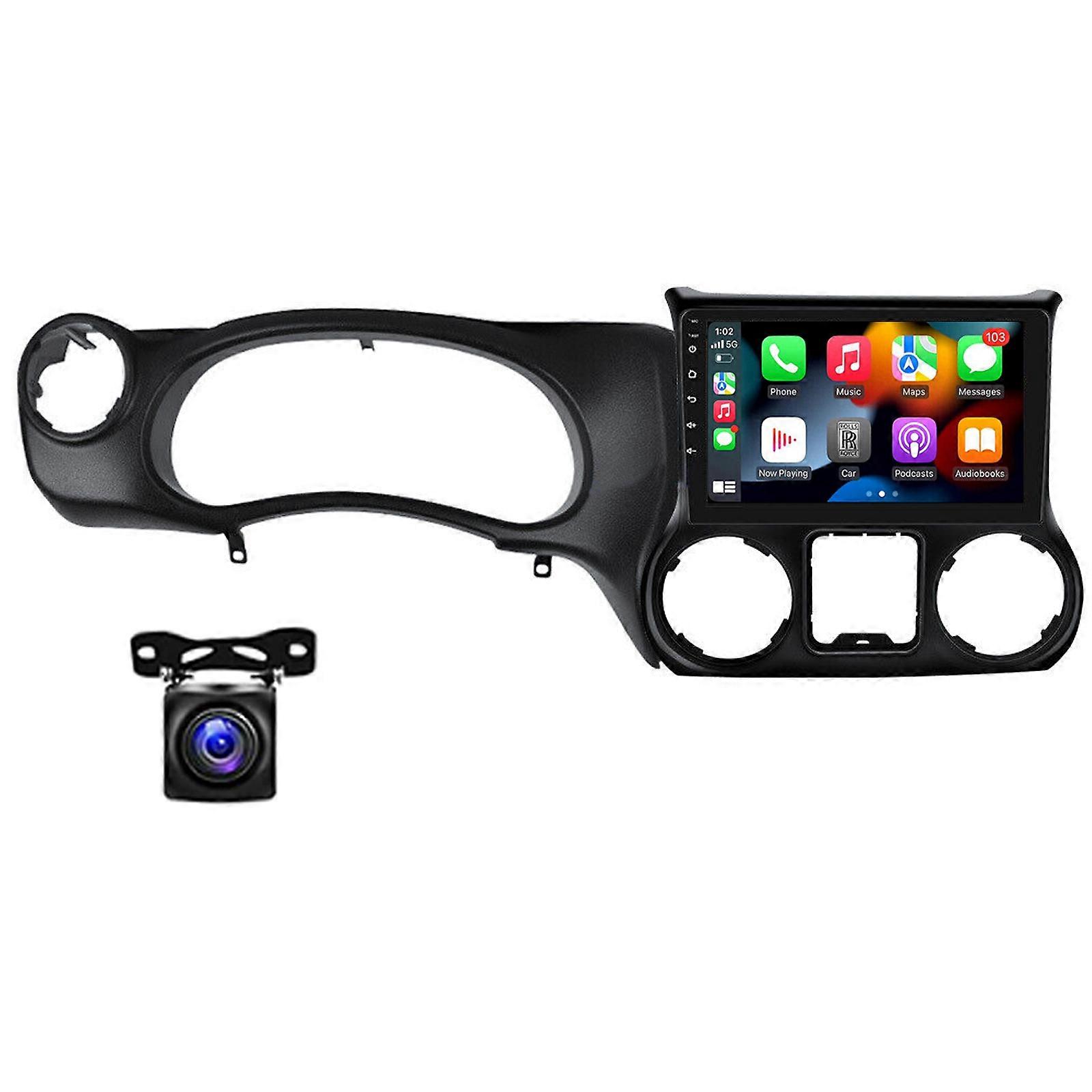 For 2014-17 Jeep Wrangler Stereo Radio Apple Carplay 10.1" Android 12 GPS Player NEW