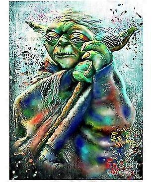 مامي 5D دي الماس اللوحة حرب النجوم يودا الماس اللوحة الصليب غرزة حجر الراين الفسيفساء (الإطار غير المدرجة)