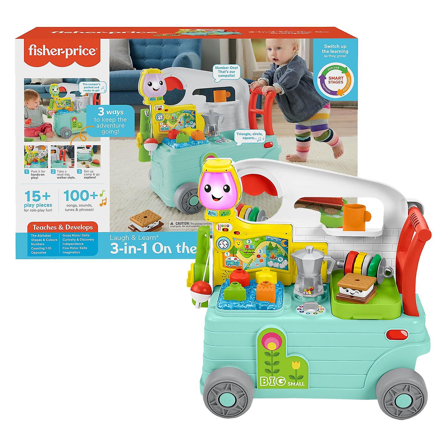 Fisher-Price Laugh & Learn 3-in-1 On-the-Go Camper